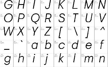 Visuelt font