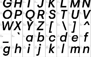 Visuelt font