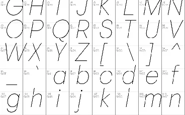 Visuelt font