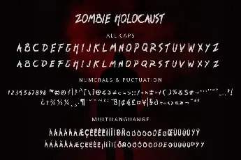 Zombie Holocaust font