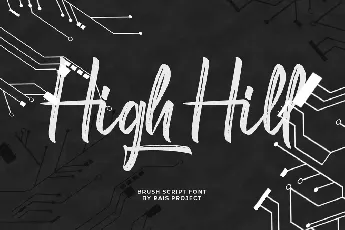 High Hill Demo font