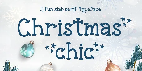 Christmas Chic font