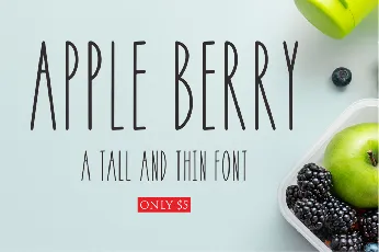 APPLE BERRY font