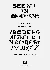 Chaumont font