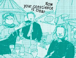 Now your conscience is clear font