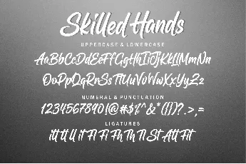 Skilled Hands font