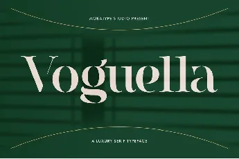 Voguella font