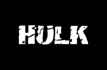 Hulk font