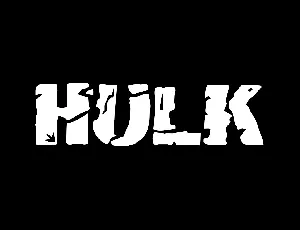 Hulk font