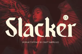 CS Slacker font