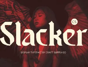 CS Slacker font