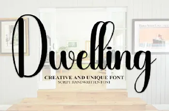 Dwelling Script font