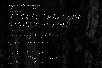 Super Shining Demo font