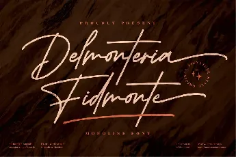 Delmonteria Fidmonte font