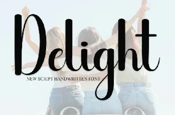 Delight Script Typeface font