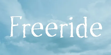 Freeride font