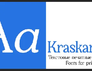 Kraskario font