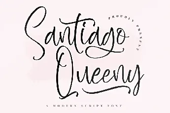 Santiago Queeny font