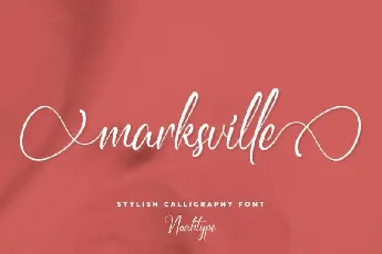 Marksville Calligraphy font