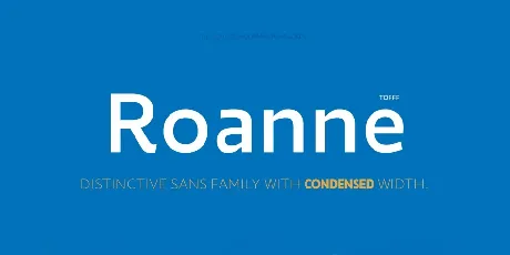 Roanne Family font