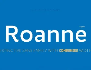 Roanne Family font