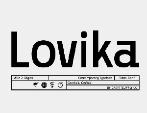 Lovika font