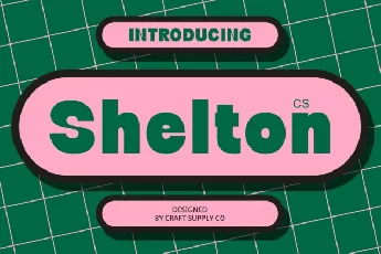 CS Shelton font