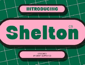 CS Shelton font