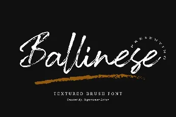 Ballinese font