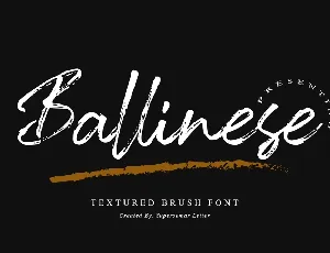 Ballinese font