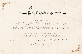 Brownis font