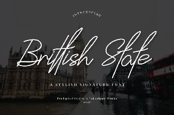 Brittish State font