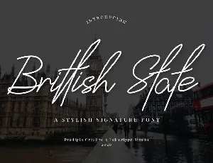 Brittish State font
