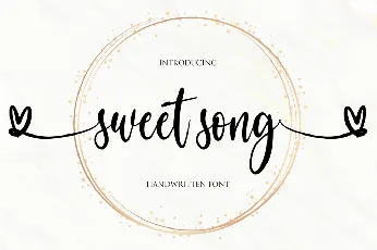 sweet song font