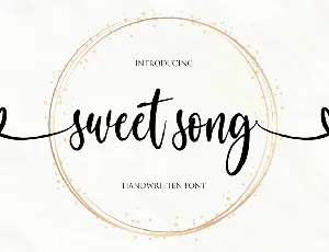 sweet song font