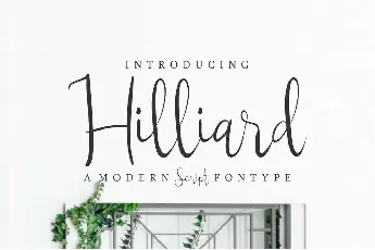 Hilliard Demo font