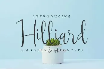 Hilliard Demo font