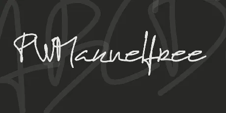 PWManuelfree font