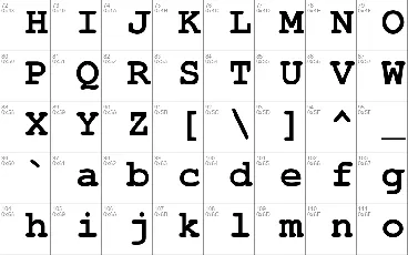 TeX Gyre Cursor font