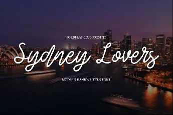 Sydney Lover font