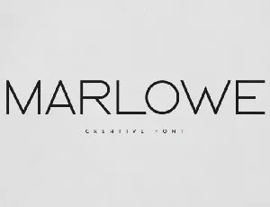 Marlowe Sans Serif font