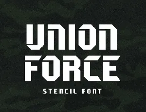 Union Force font