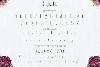 Lighten Up Luxury Script font