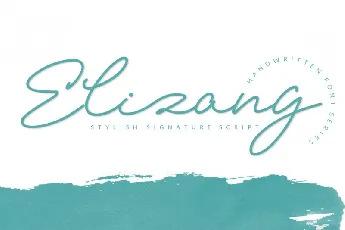 Elizany Signature font