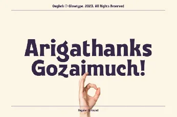 Ougkeh font