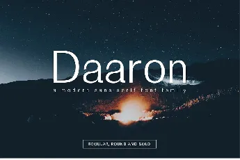 Daaron Family font