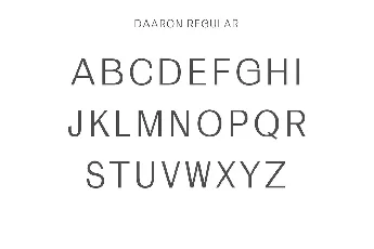 Daaron Family font