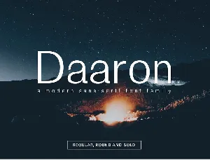 Daaron Family font