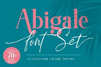 Abigale Duo font