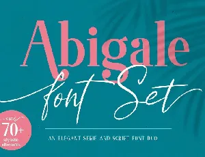 Abigale Duo font